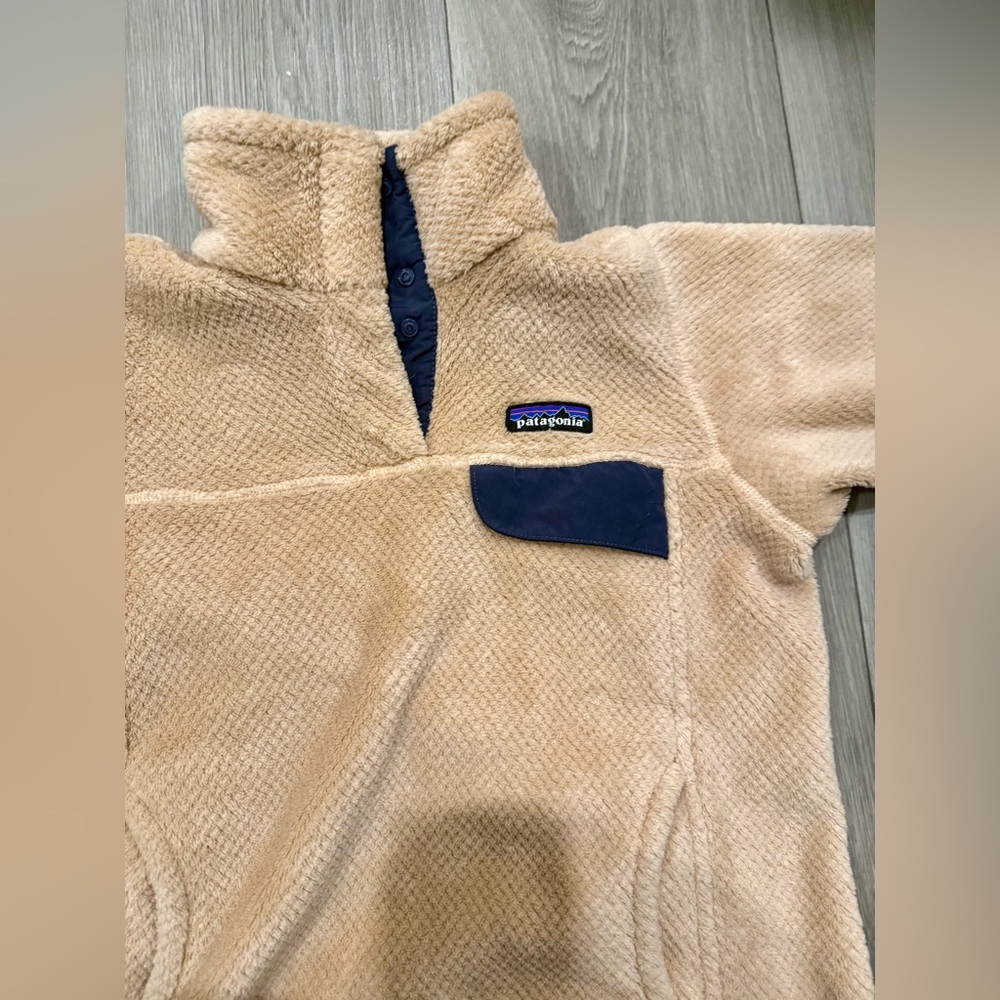 Patagonia Retool Peach Blush Snap-T Pullover Fleece. XS. Like New. - Picture 4 of 5